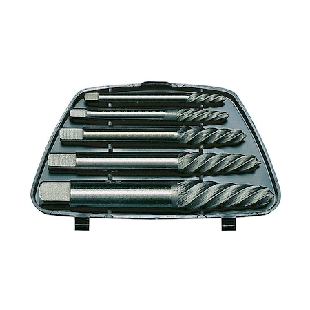 Teng Tools SE05 5 Piece Screw Extractor Set SE05